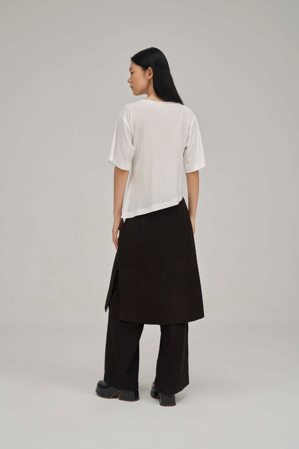 Filldora Onyx Diagonal Maxi Trousers - view 3