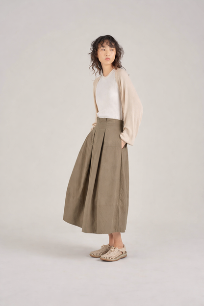 Filldora Sculpted Pleated Midi Skirt - view 1