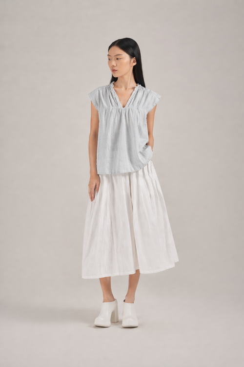 Filldora Textured Sleeveless Shell Blouse - view 3