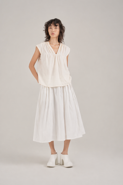 Filldora Airy Seersucker Relaxed Blouse - view 2