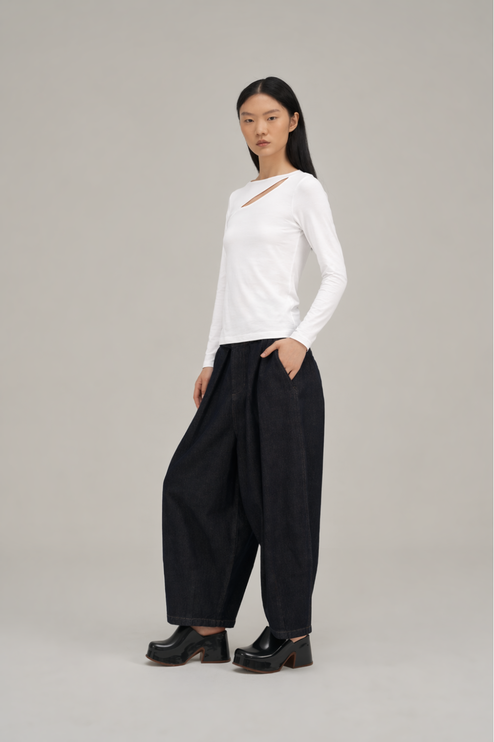 Filldora Ivory Bateau-Neck Knit Blouse - view 5