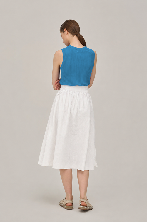Filldora Lagoon Box-Cut Knit Blouse - view 2
