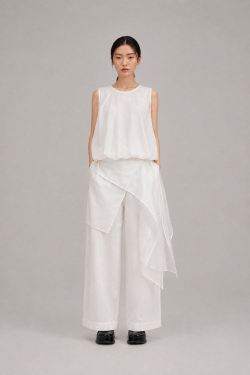 Filldora Sculpted Sleeveless Woven Blouse - view 1